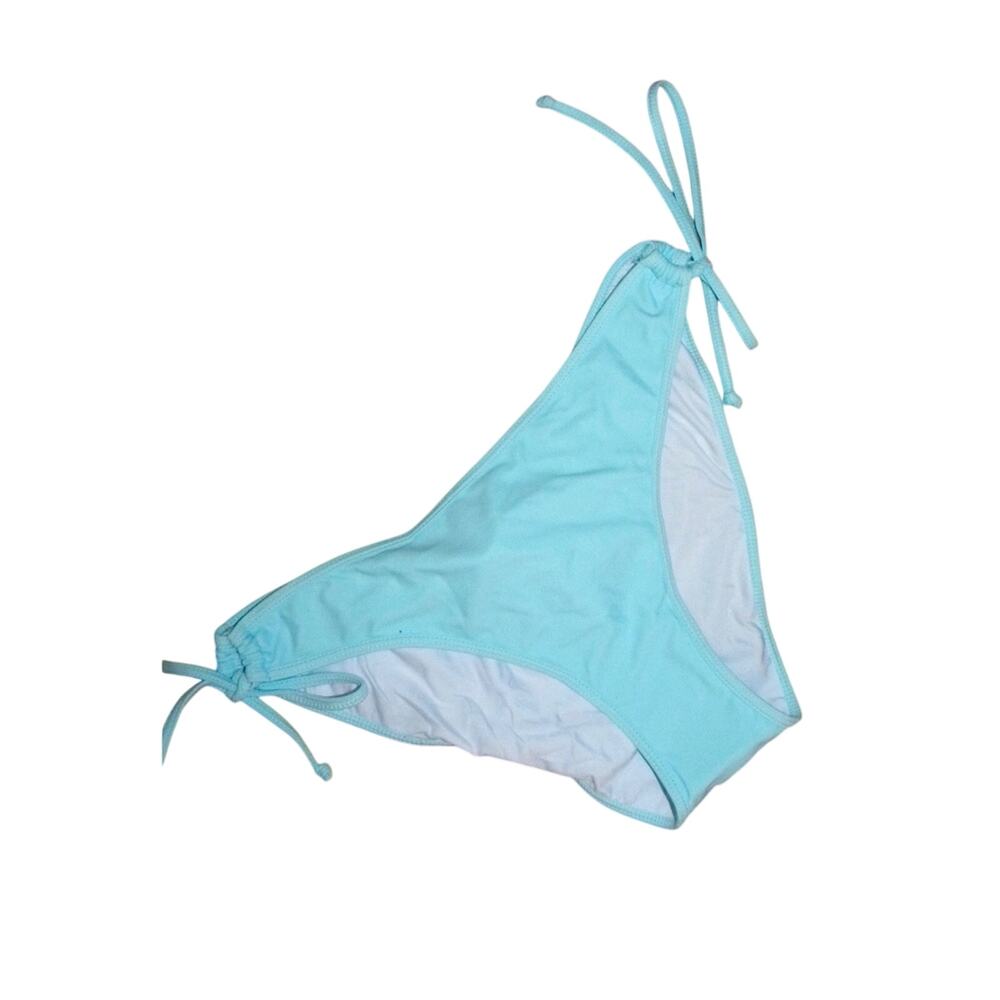 NEW Zeraca Turquoise Aqua Tie Side BIKINI Bottom